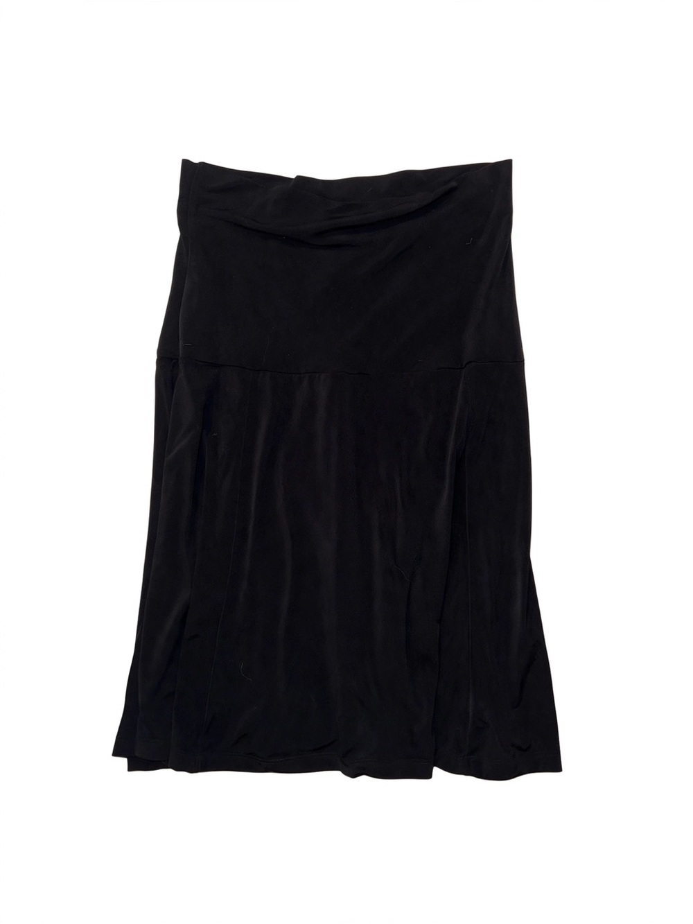 OPTIONAL Stretchy Coastal Fold over High waisted Classic Maxi Midi Skirt size2 - Picture 4 of 4